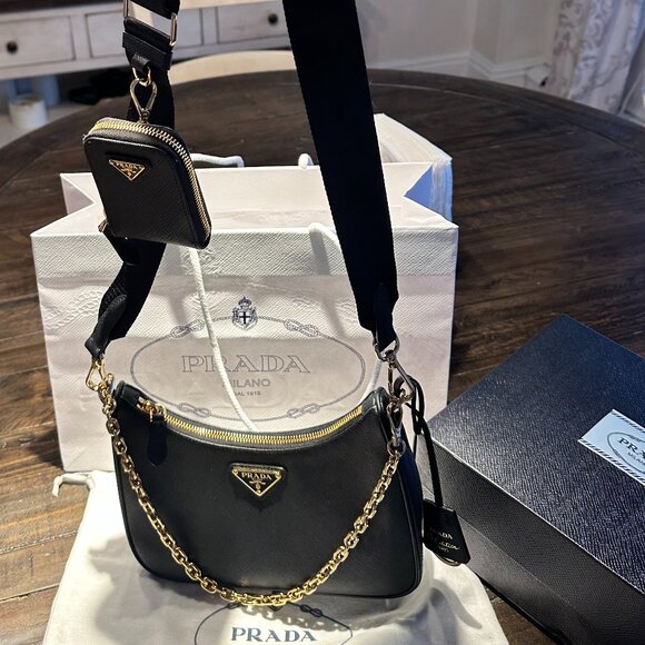 `Prada Re-Edition` Saffiano Leather Crossbody - Picture 3 of 5